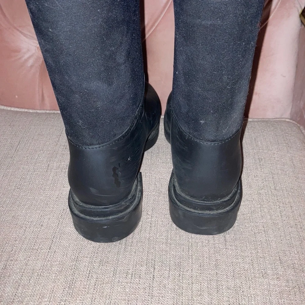 Melissa Long flocked knee high rain/winter boots